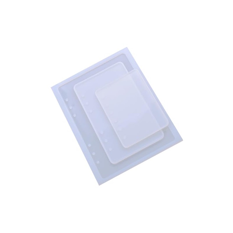 SEWACC 9piezas Molde De Silicona Para Libretas Molde Transparente De