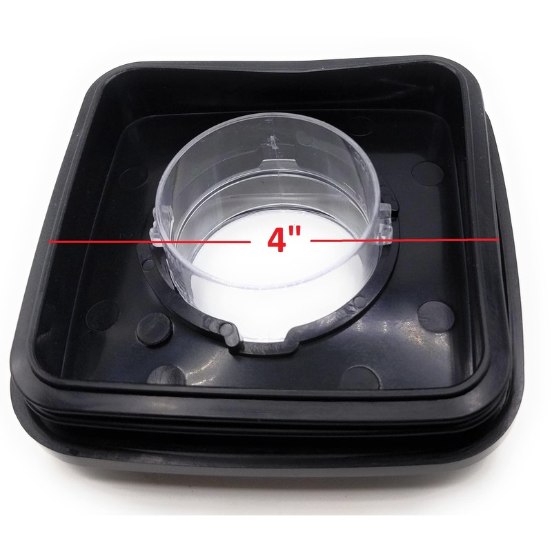 Blendin Replacement Square Jar Lid Part, Compatible with Oster &