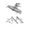 VGOL Set of Washing Machine Accessories Door Hook Door Handle