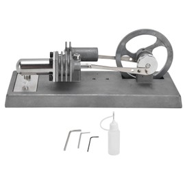 DIY Stirling Engine Motor Model Assembly Set Zinc Alloy Physical Educational Toy for Adult Kids