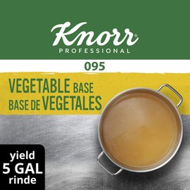 Knorr Professional™ 095 Low Sodium Vegetable Stock Base Gluten Free, No added MSG, 0g Trans Fat, 1 lb, Pack of 12