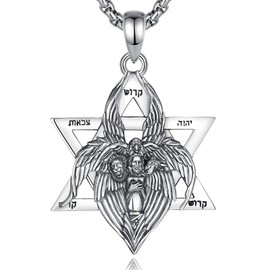 CELESTIA Hand of Fatima Women's Hamsa Hand Pendant with Nazar Boncuk Silver 925 Jewellery Talisman Amulet Gift Women Lucky Charm, Sterling Silver Stainless Steel, No Gemstone