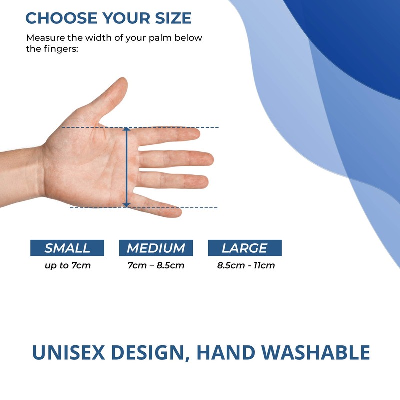 Kedley Copper Infused Arthritis Compression Gloves - Open Tip Fingers,