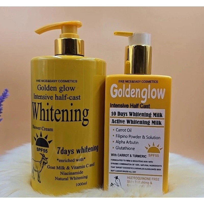easy glow Golden Glow Body Milk 500ml Lotion Intensive Active