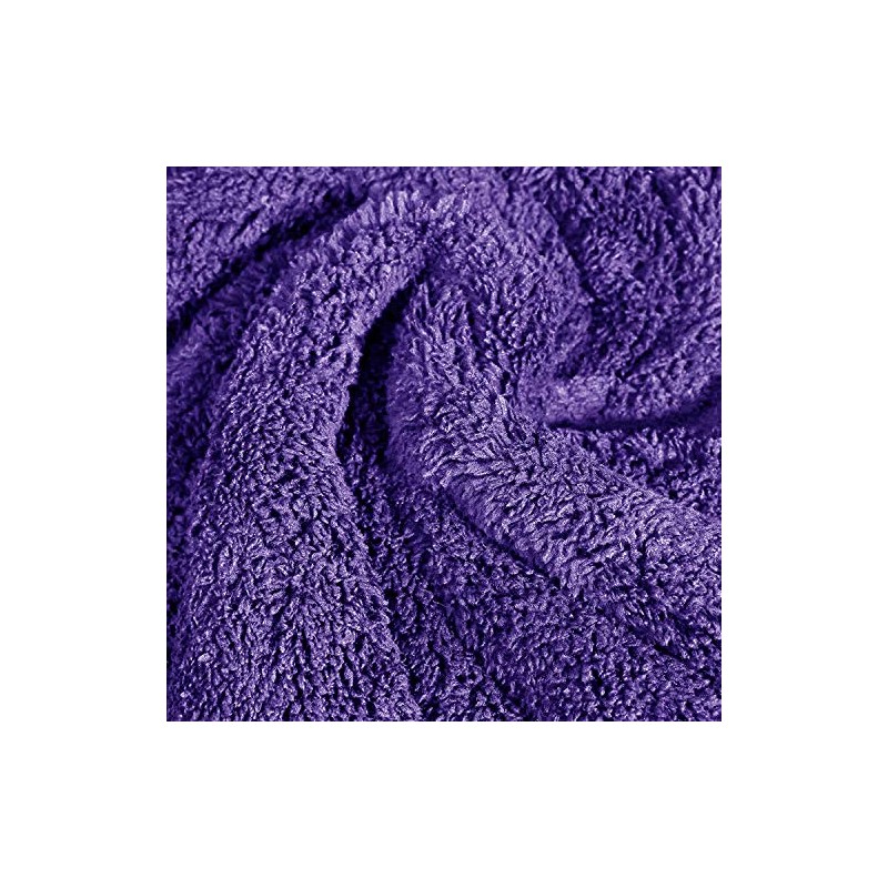 BW&HM 5 x 40cm Purple Super Absorbent Microfibre Car Motorcycle