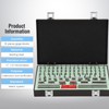 Precision 81-Piece Steel Gauge Block Set, Grade B Accuracy for