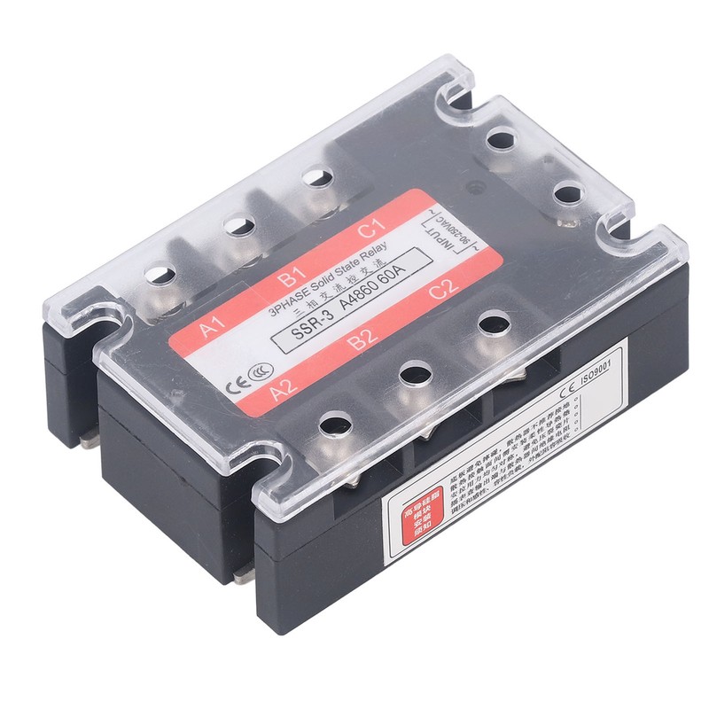 3 Phase Solid State Relay Dual SCR AC Control AC