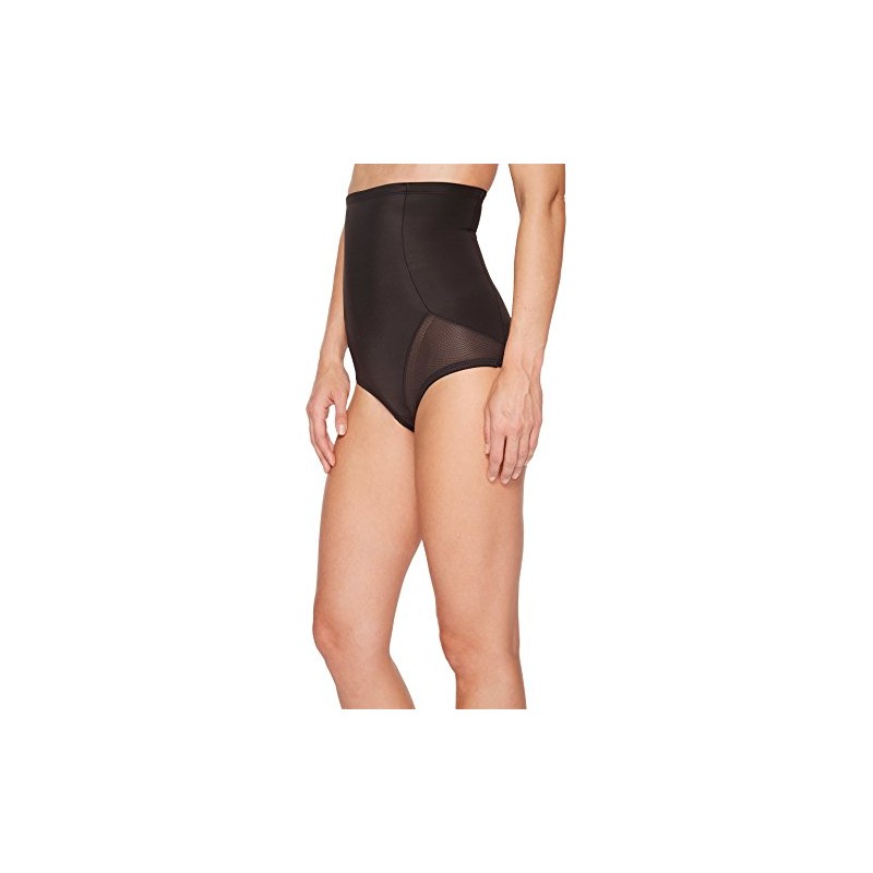 Miraclesuit Cool Choice Firm Control High-Waist Brief, L, Black