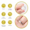 Doble G Ajustador De Anillos, Pack De 15 Pzas Silicona,
