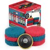 Cordless Drill Attachment - Scrub - Scour- Drill Pads -