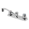 Price Pfister Pfirst Series Kitchen Faucet 2-Handle Chrome, Metal Handles