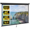 SEGAWE 80" 16:9 Projection Projector Screen Manual Pull Down Home