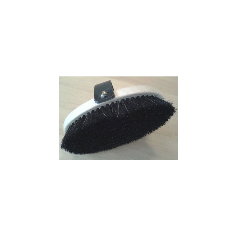 William Leistner Organic Horse Head Grooming Brush with Horsehair