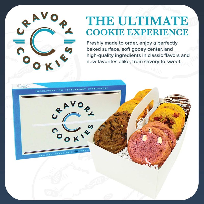 The Cravory: Freshly Baked Cookies - Adventurous Mix Variety Pack