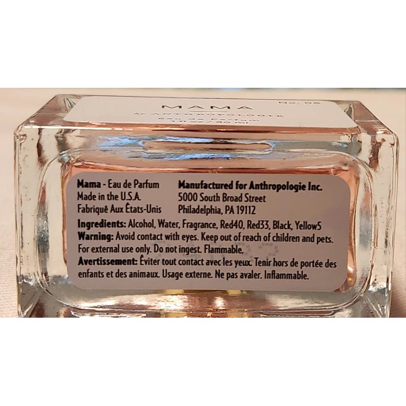 Anthropologie Nostalgia Eau De Parfum Mama No. 06 1 fl.