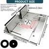 Router Table Insert Plate, 2 in 1 Woodworking Bench Flip