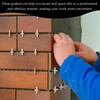 500PCS Set of White Tile Spacers 3mm, Precise Positioning Decking