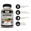 10x Mushroom Complex Supplement, Lions Mane, Reishi, Shiitake, Immune Capsule
