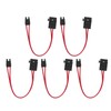 5Pcs Car Fuse Holder Connector Mini Heavy Duty Wire Extension