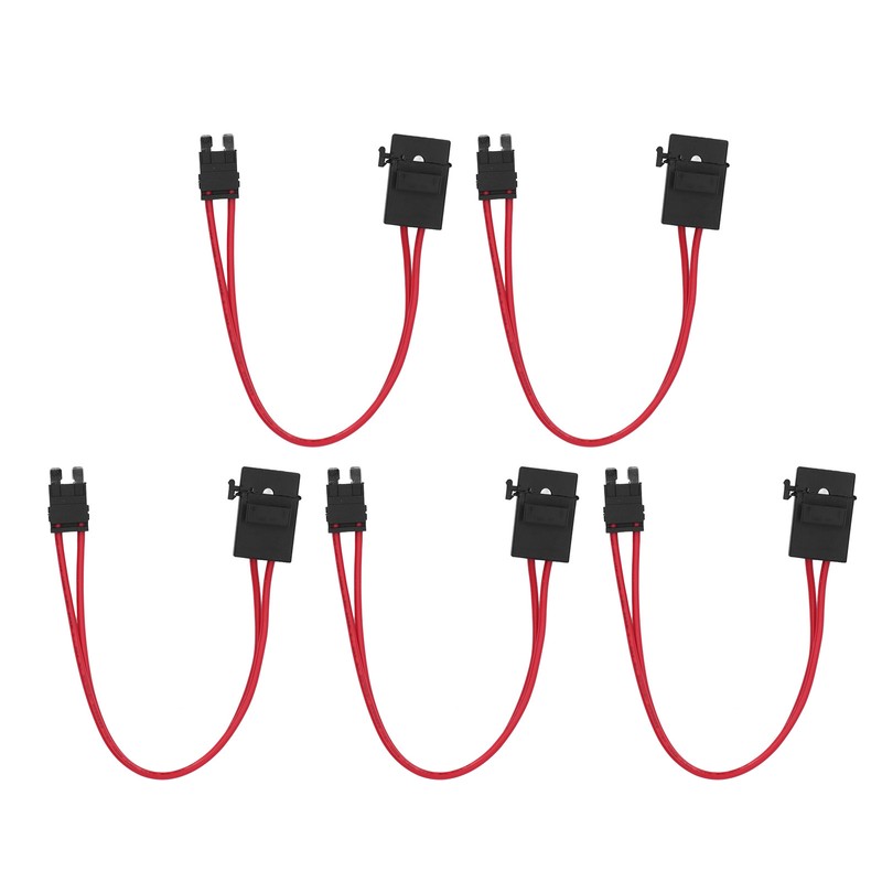 5Pcs Car Fuse Holder Connector Mini Heavy Duty Wire Extension