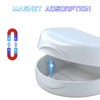 Orthodontic Mouthguard Case Dental Retainer Case-White