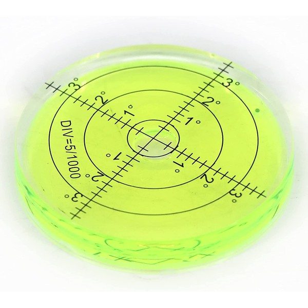 Golf Putting Level, Large, Golf Green Leader, Cup In Line Launch Direction and Strength Level Bubble Display Golf Marker Level Green Incline Stimmeter