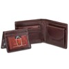 Mancini Equestrian2 Top Grain Leather RFID Secure Wallet with Removable