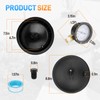 005-302-4300-03 Water Valve Top Dome with Pressure & Gauge Compatible