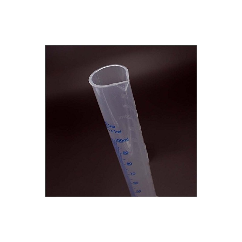 100ml Transparent Plastic Graduated Cylinder by Generic