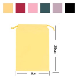 6 Pcs Travel Storage Waterproof Drawstring Bags, Storage Sack for Gym Sport Swim, Reusable Saving Space Plastic Drawstring Seal Clothes Shoe Storage Bags Waterproof Luggage Pouch Wardrobe Storage Bags