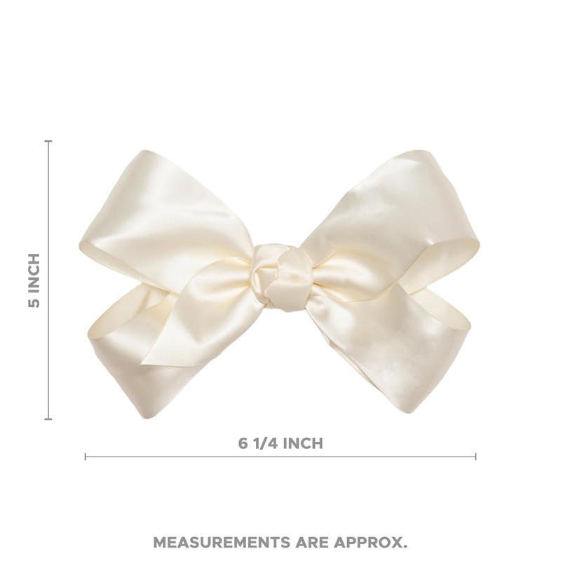 HAIRBOWS.COM Lazos para El Cabello de Satén para Niñas con