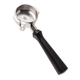 58mm Portafilter Stainless Steel Coffee Tea Portafilter Holder Single Spout Brewing Coffee Filter Wooden Handle Coffee Accessories F Style Dalbergia Melanoxylon