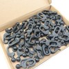 Pro Bamboo Kitchen 50PCS Plastic Hooks 1.5x0.8 inch Gazebo Curtain