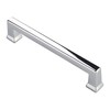 Alzassbg 10 Pack Polished Chrome Cabinet Pulls, 5 Inch(127mm) Hole