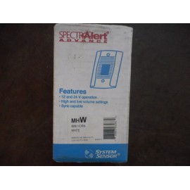 SYSTEM SENSOR SPECTRA ALERT ADVANCE SYSTEM SENSOR MHW MINI HORN WHITE