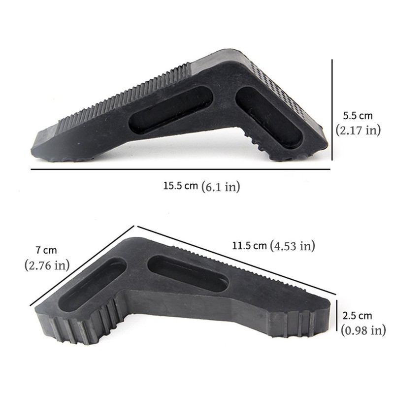 MXY Door Stopper, Heavy Duty Rubber Door Stop Wedge for