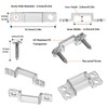 MMSD 100 Pack LED Strip Light mounting Brackets led Clips
