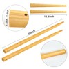 Wood Replacement Wheelbarrow Handles Kit with 304 Stainless Nuts and