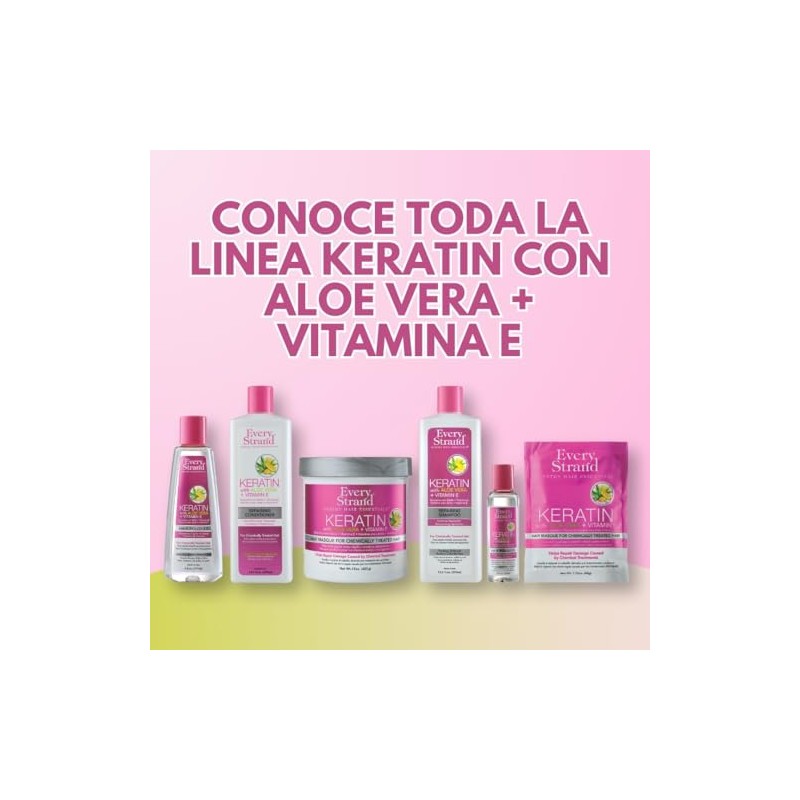 Every Strand Aceite para Cabello Keratina Aloe Vera Mas Vitamina