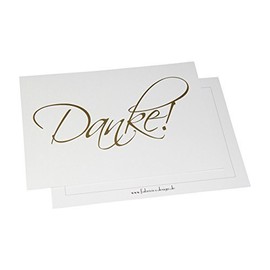 Fabrizius Design Thank You Cards - 10 Cards with 10 Envelopes - Say Thank You - Wedding, Birth, Baby, Christening, Birthday, Confirmation