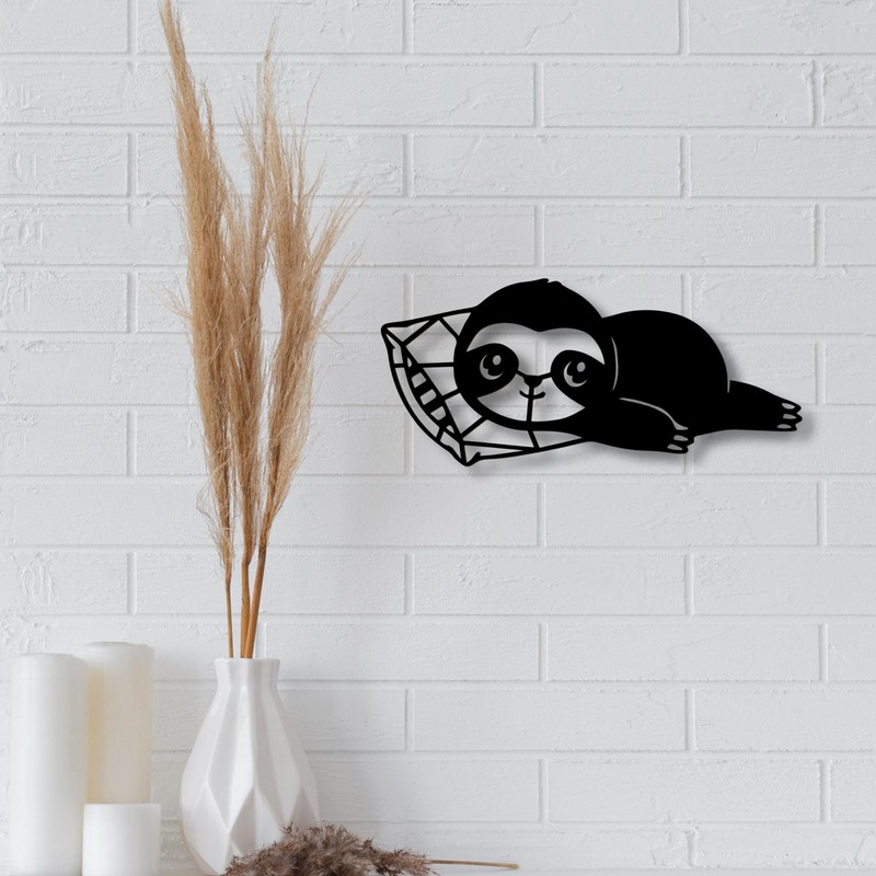 Namofactur Sloth Gift - DIY Lamp Made of MDF Wood,