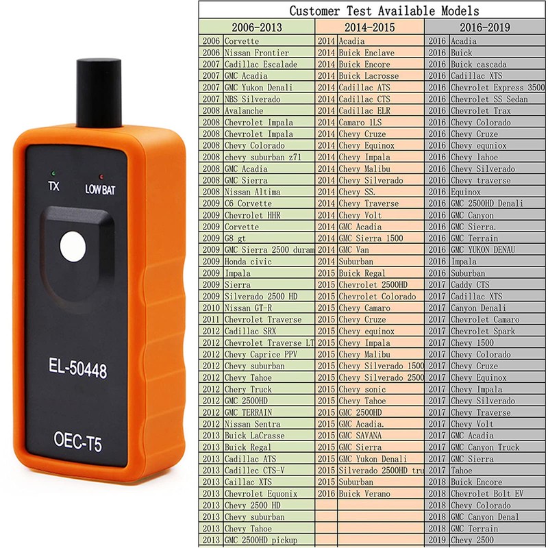 EL-50448 TPMS Tire Pressure Monitor Sensor TPMS Activation Tool Relearn