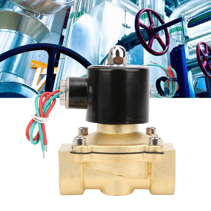 G1 Inch Brass Valve Water Pressure Mechanical Normal Closed Direct