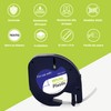 OYEMAT 6 Nastri Compatibili con Dymo LetraTag 91201/91221 12mm x