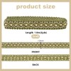 PH PandaHall 12 Yards 6 Colours Gimp Braid Trim, 3/4