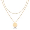 PAVOI 18K Gold Plated Layering Necklaces | Stylish Minimalist Design