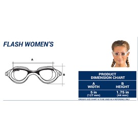 Cressi Flash Lady, Clear/Lilac