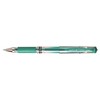 1x Uni-Ball Metallic Green Signo UM-153 Gel Impact Broad Colouring