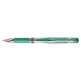 1x Uni-Ball Metallic Green Signo UM-153 Gel Impact Broad Colouring Writing Rollerball Pen 1.00mm Nib