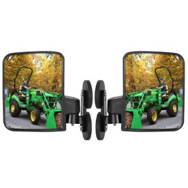 Omgro Universal Tractor Mirrors, Strong Magnetic Tractor Side Mirrors Compatible with Kubota B BX Mahindra John Deere Tractor Accessories